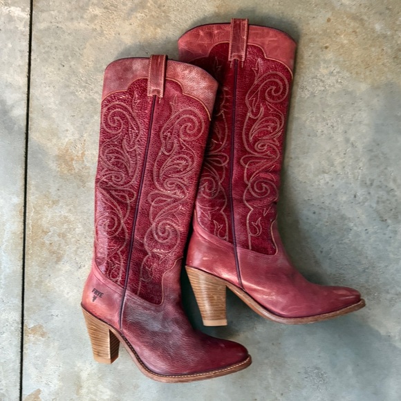 Frye Shoes - Frye Women's Red Heeled Boots